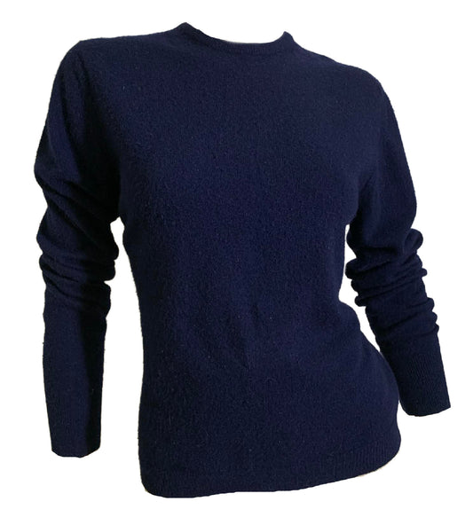Classic Deep Blue Long Sleeved Sweater circa 1960s