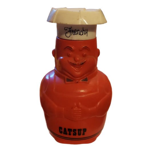 Frenchy Chef Shaped Catsup Ketchup Holder 1950s
