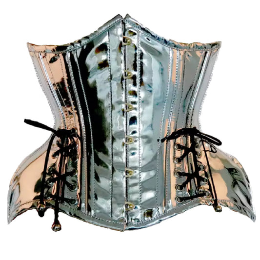 Métallique- the Metallic Vinyl Waist Cinching Corset 3 Colors