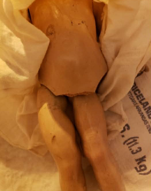 3 Composite  Antique Doll Friends