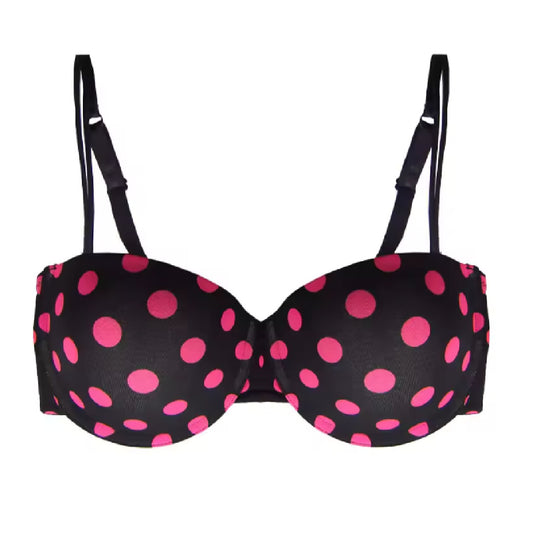 Dotty- the Red and Black Polka Dot Bra