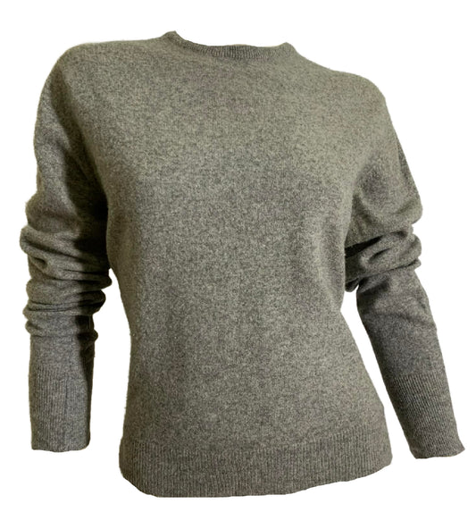 Heathered Grey Long Sleeved Sweater circa 1960s