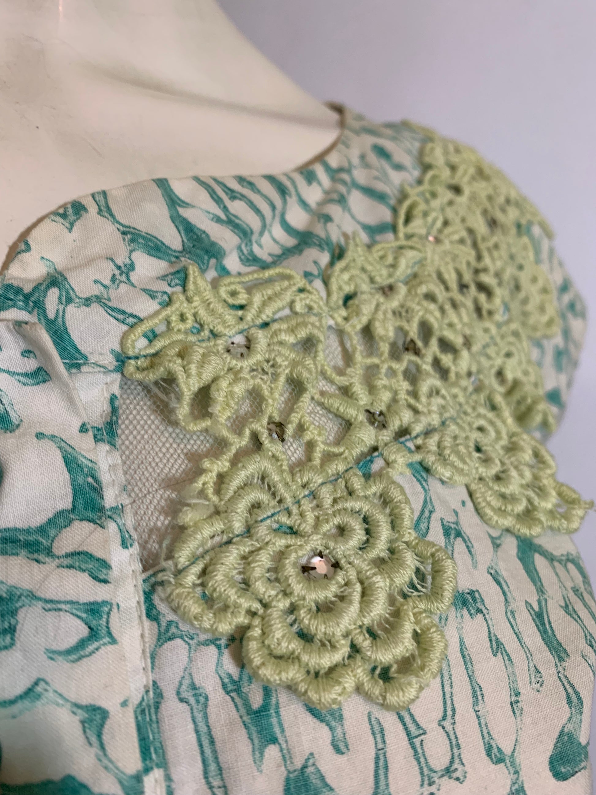 aqua embroidered lace dress Aqua Embroidery Lace