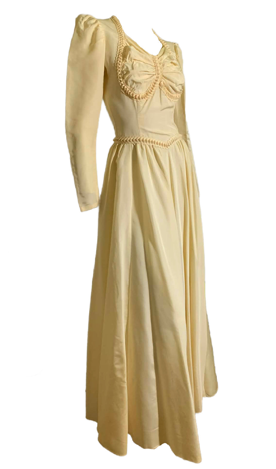 candlelight bridesmaid dresses Neutral Champagne Bridesmaid Dress Shiny Satin Size Small