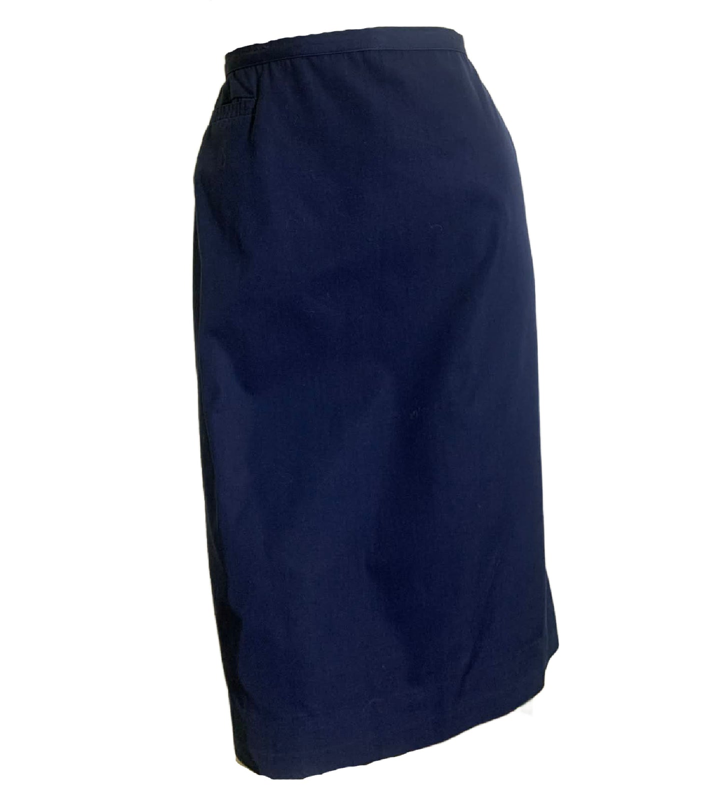 Nautical Blue Cotton Skirt circa 1960s