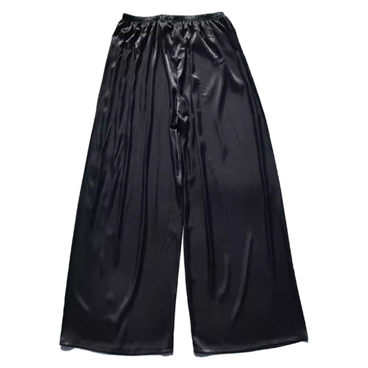 Phoebe- the Wide Leg Satin Palazzo Pants 4 Colors