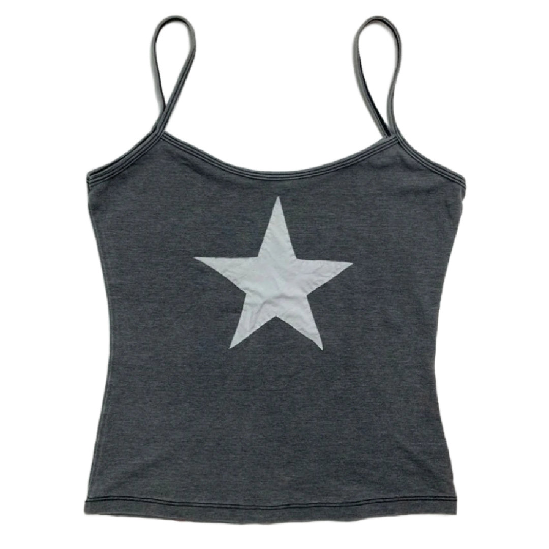 One Star- the One Star Print Tank Top