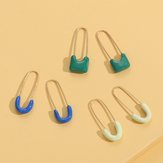 Retro Paper Clip Earrings