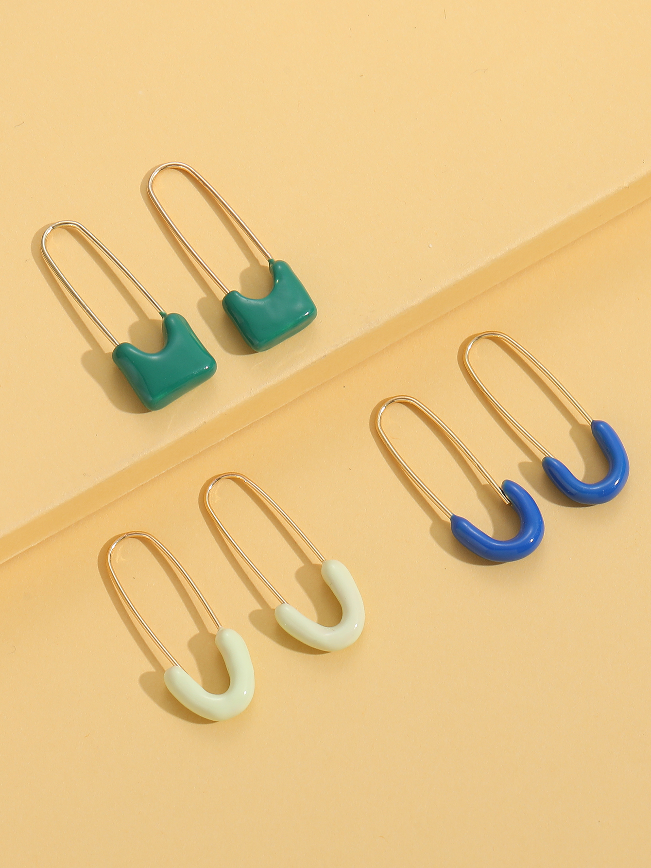 Retro Paper Clip Earrings