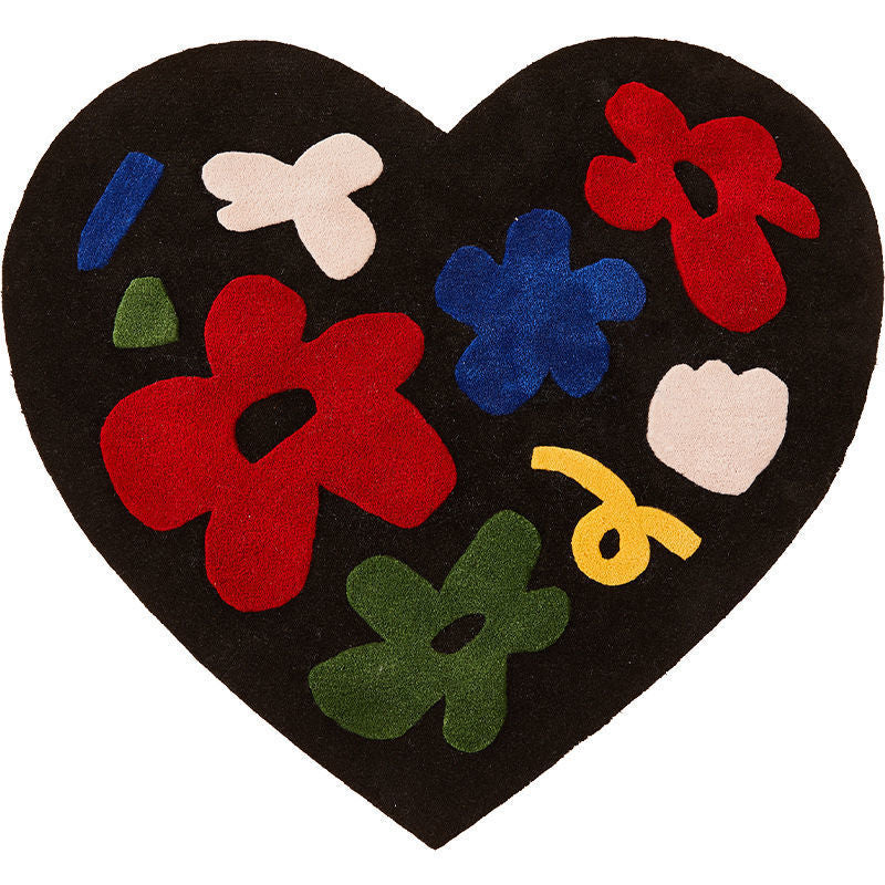 Whimsical Heart Shaped Rugs