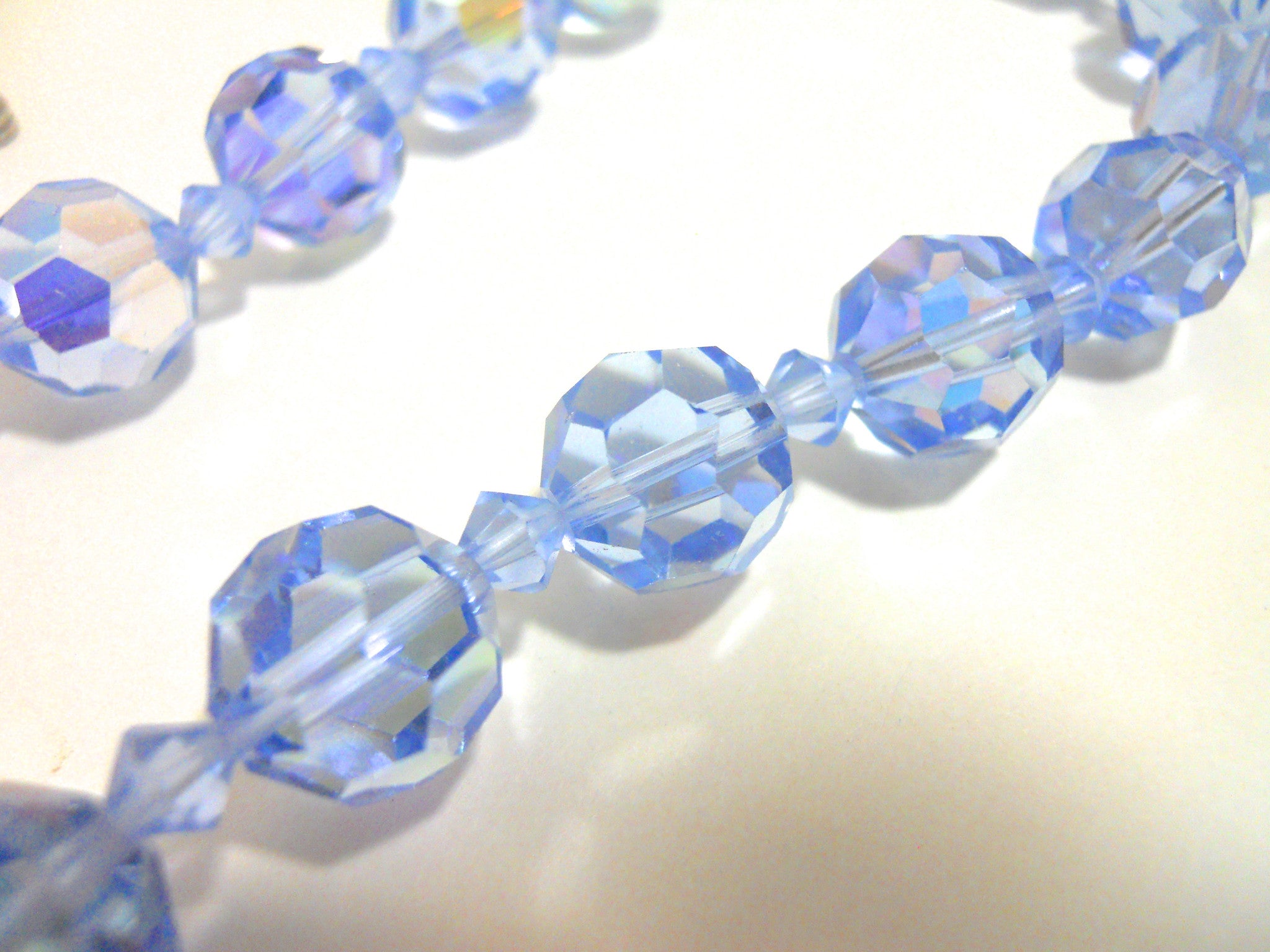 Blue Titanium Crystal Quartz Necklace | Mitpaw