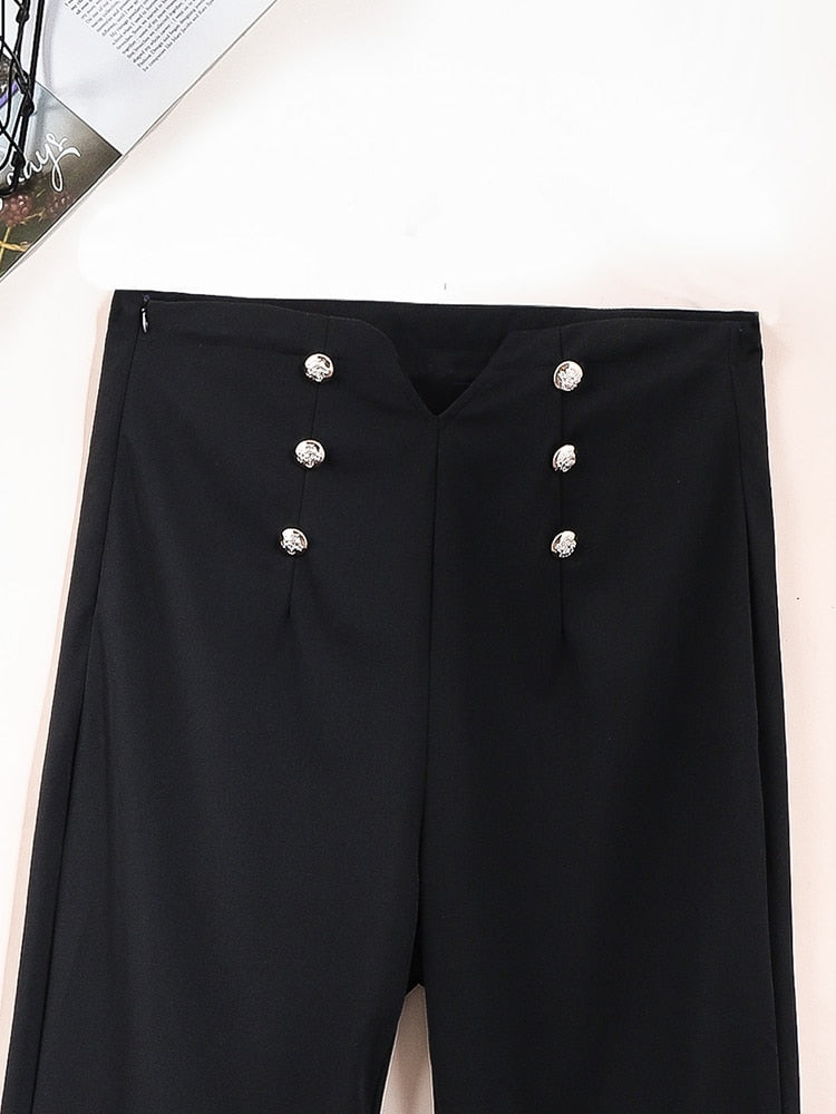 Sailor- the Black High Waist Sailor Pants Plus Size – Dorothea's Closet  Vintage