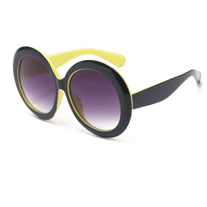 Big fashion round sunglasses