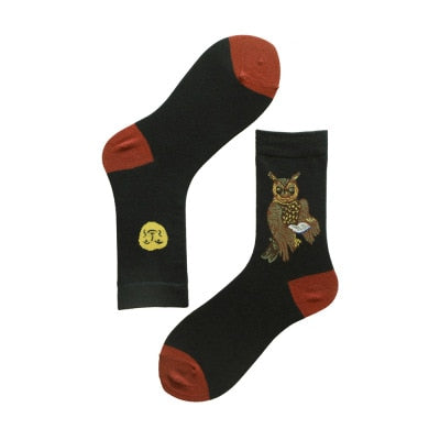 Fairytales- the Woodland Fairy Tale Animal Embroidered Sock Collection 21 Styles