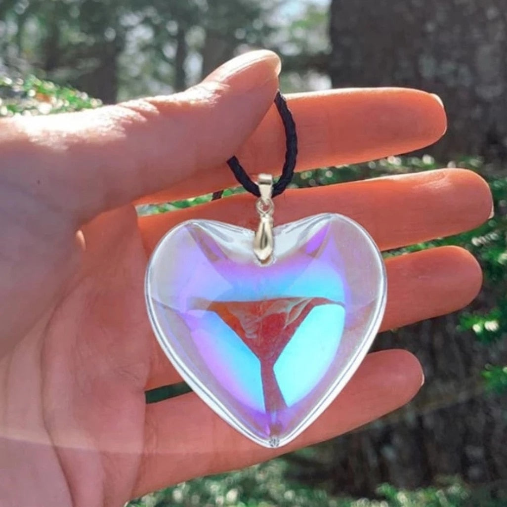 Pulse- the Glass Heart Pendant Necklace