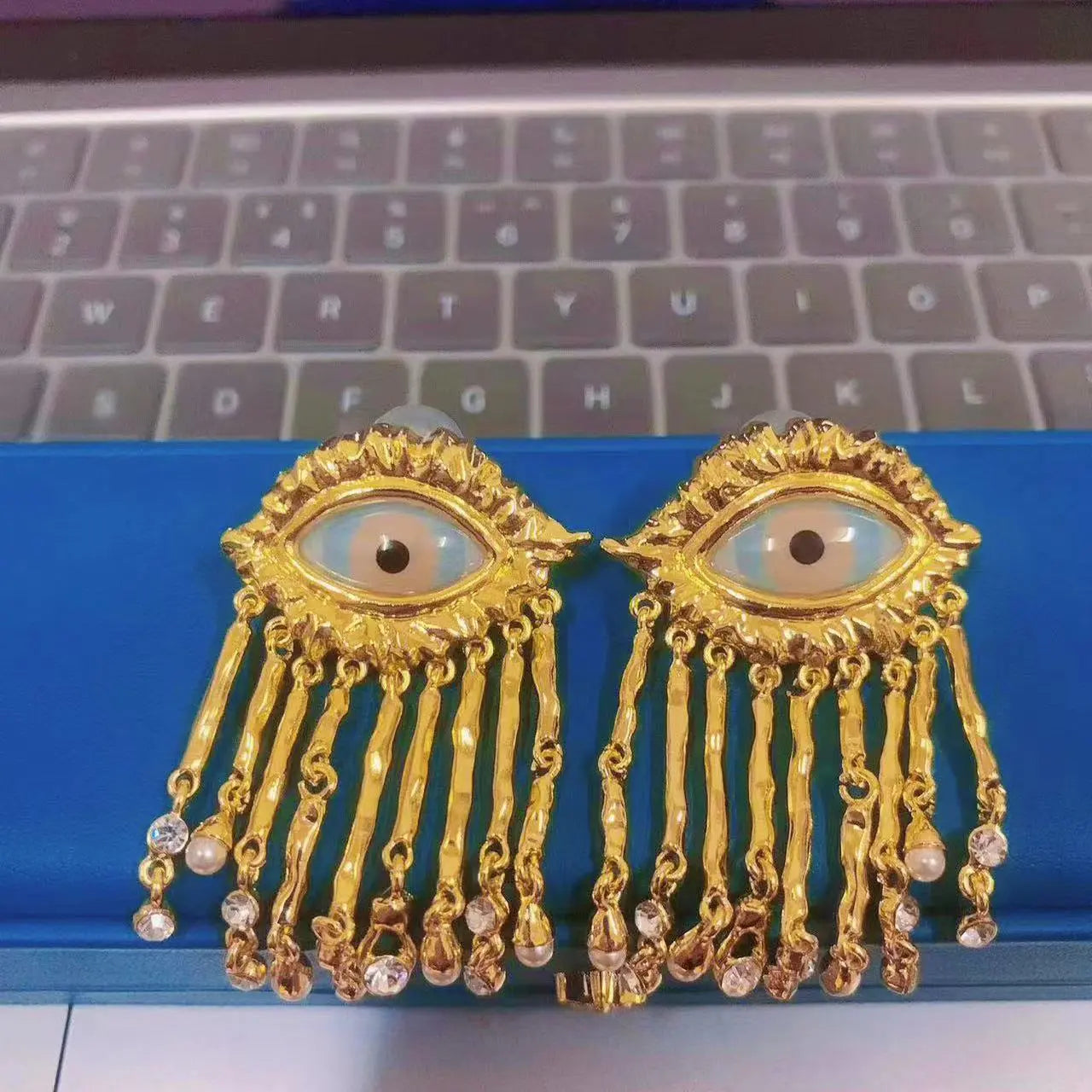 3.20 Carat Inside-Out Diamond Hoop Earrings | Lauren B Jewelry
