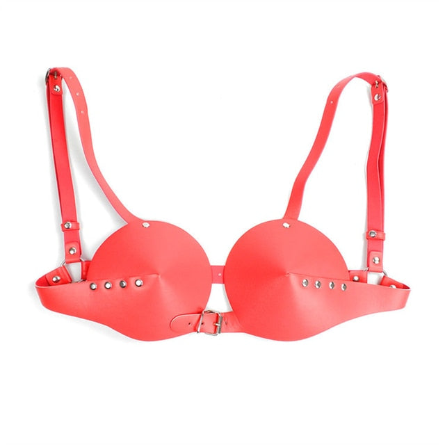 Cone- the 2000s Inspired Cone Vinyl Bra with Buckles 2 Colors – Dorothea's  Closet Vintage