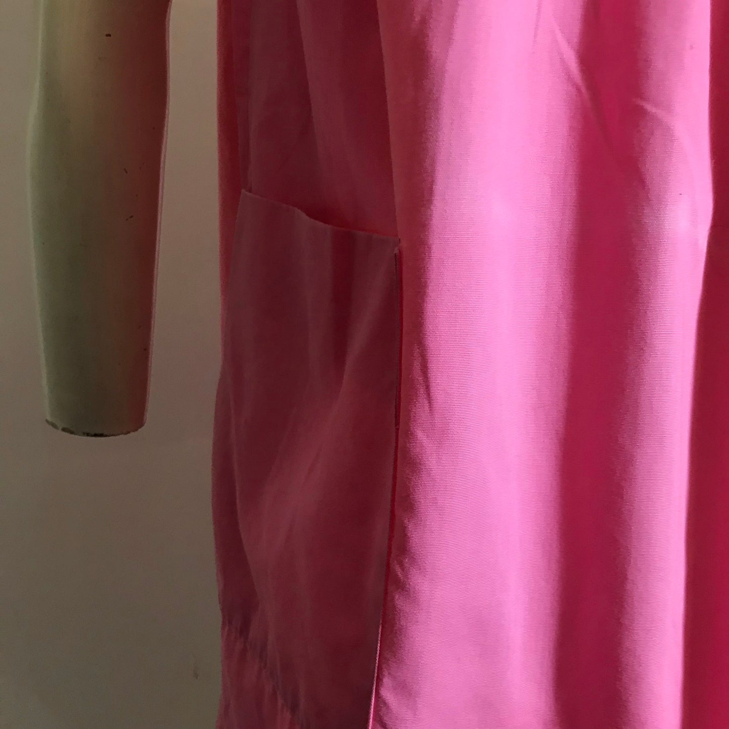 Pretty Pink Cotton Shift Dress circa 1960s