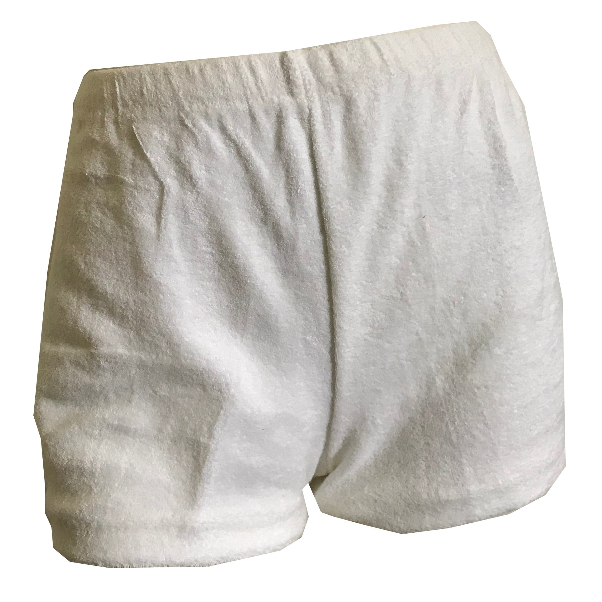 White Cotton Terry Cloth Short Shorts circa 1970s – Dorothea's